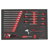 Teng Tools General Tool Set FOAM4X4 28 Pieces