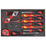 Teng Tools Screwdriver & Hex/TX Key Set 2 FOAM3 54 Pieces
