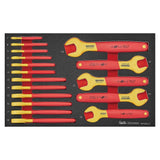 Teng Tools Insulated Spanner Set FOAM3 17 Pieces