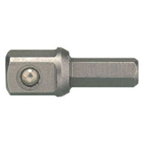 Teng Tools Hex Socket Adaptor 1/4" Hex - 1/4" 25mm