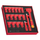 Teng Tools 3/8" Insulated Socket Set FOAM2 18 Pieces