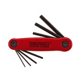 Teng Tools Folding Hex Key Set 1.5-6 mm ALU 7 Pieces