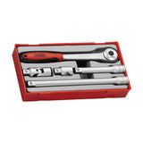 Teng Tools 1/2" Ratchet & Accessories Set TT1 5 Pieces