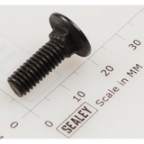 Sealey Coach bolt m6x18mm black CBN618.SB