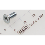 Sealey Csk phillips machine screw m4x10 (single) MSC410.S