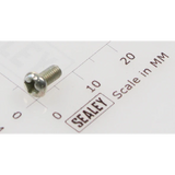 Sealey Machine screw pan head phillips m3x6mm (single MSP36.S