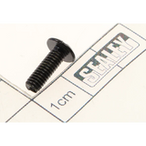 Sealey Machine screw pan head phillips m4x12mm black MSP412.SB