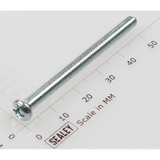 Sealey Machine screw pan head phillips m4x50mm (single) MSP450.S