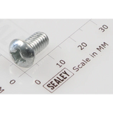 Sealey Machine screw pan head phillips m6x10mm (single) MSP610.S