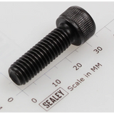 Sealey Socket head cap screw m8x25 black SCB825.SB