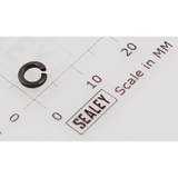 Sealey Spring washer m3 black (single) SWM3.SB