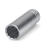 Teng Tools 1/2" Deep Socket 12 pt Metric 12mm M120612-C