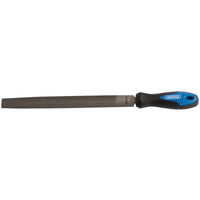 Draper Soft Grip Engineers Half Round File and handle 150-300mm