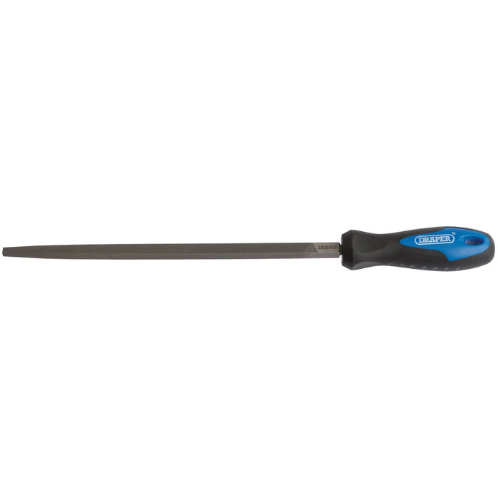 Draper Soft Grip Engineers Square File and handle 200-250mm