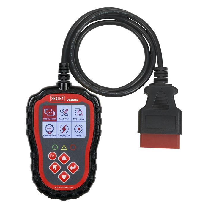 Sealey EOBD Code Reader Live Data VS8812 Sealey - Town Tools 