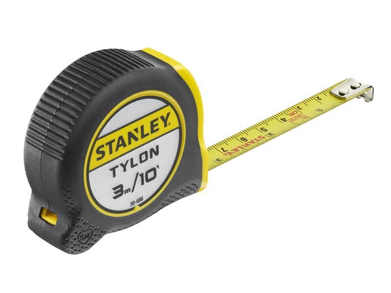 STANLEY Hand Tools Tylon Pocket Tape 3m/10ft (Width 13mm) Loose STANLEY� Hand Tools - Town Tools