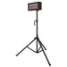 Sealey Infrared Quartz Heater with Tripod Stand 230V 1.2kW IR12CT Sealey - Town Tools 