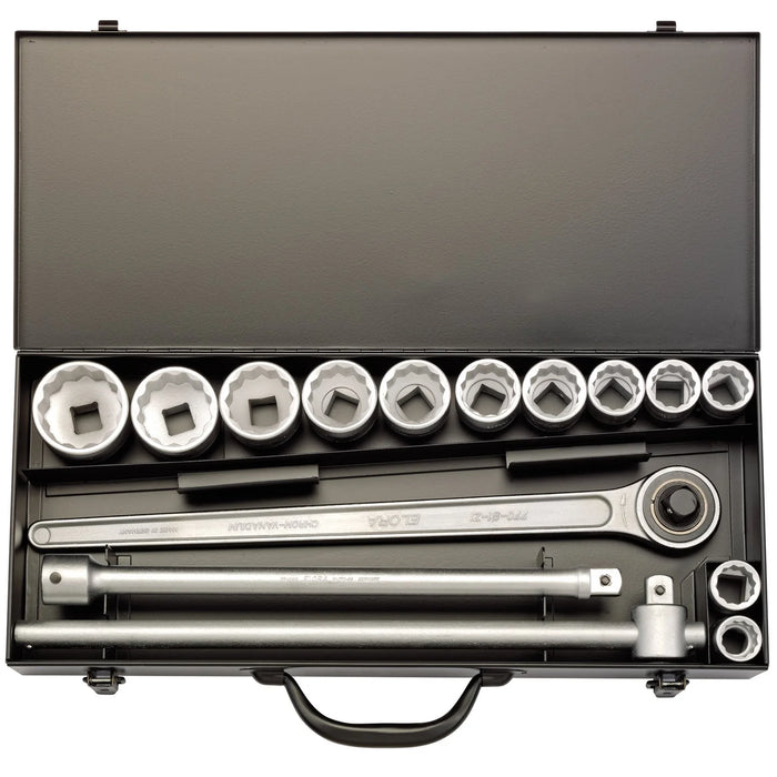Elora Imperial Socket Set, 3/4" Sq. Dr. (15 Piece) - 770 SAZ
