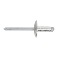 Sealey Aluminium Multi-Grip Rivet Large Flange 4.8 x 19mm Pack of 200 RM4819L