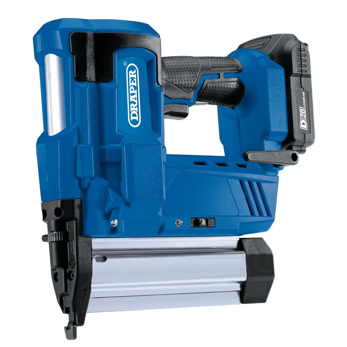 D20 20V Nailer/Stapler, 1 x 2.0Ah Battery, 1 x Charger - D20NSSET