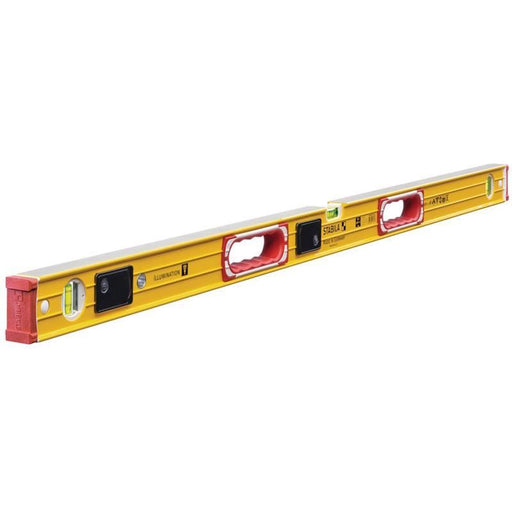 Stabila 196-2 LED Illuminated Spirit Level 3 Vial 17393 122cm Stabila - Town Tools