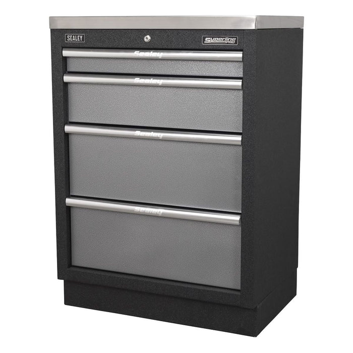 Sealey Modular 4 Drawer Cabinet 680mm APMS51 Sealey - Town Tools 