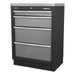 Sealey Modular 4 Drawer Cabinet 680mm APMS51 Sealey - Town Tools 