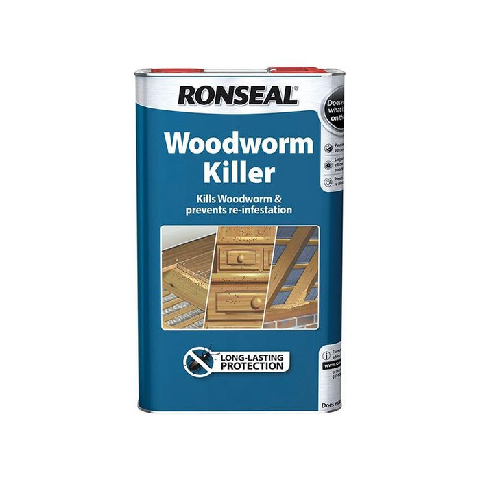 Ronseal Woodworm Killer 5 litre Ronseal - Town Tools