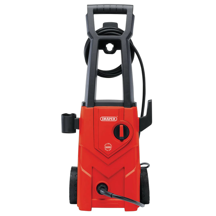 Draper 230V Pressure Washer, 1600W, 135Bar, Red - PW1600/90D/RED