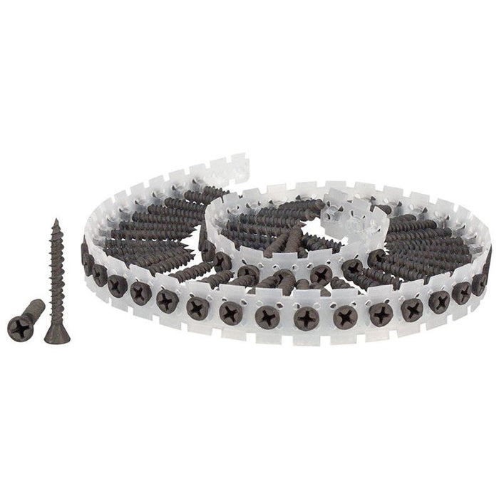 Senco DuraSpin® Collated Screws Fermacel Fibre Board to Wood 3.9 x 30mm (Pack 1000) Senco - Town Tools