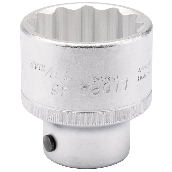 Elora Bi-Hexagon Socket, 46mm-1.13/16" 3/4" Sq. Dr. - 770-S 46 / 1.13