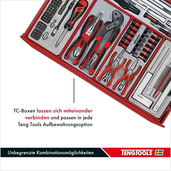 Teng Tools Plier Set TPR Grip TT1 4 Pieces Teng Tools - Town Tools 