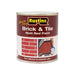 Rustins Quick Dry Brick & Tile Paint Matt Red 250ml Rustins - Town Tools