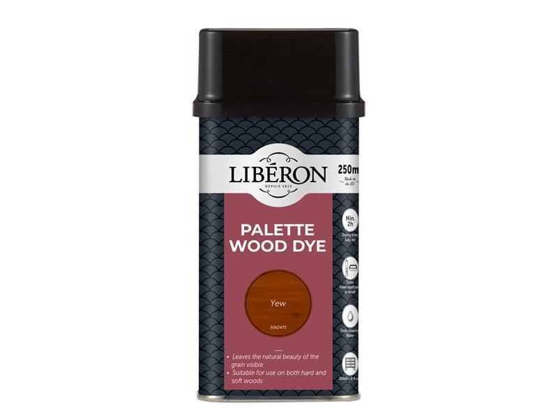 Liberon Palette Wood Dye Yew 250ml Liberon - Town Tools