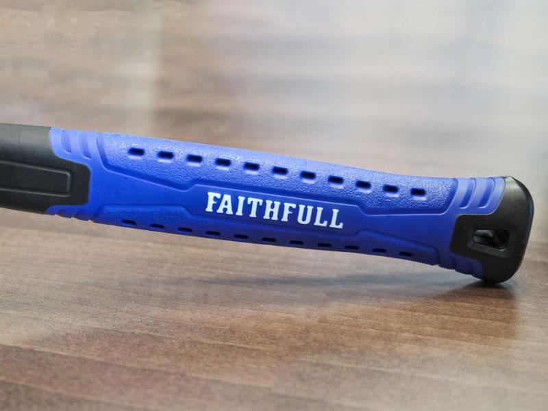 Faithfull Black & White Fibreglass Mallet 32oz Faithfull - Town Tools