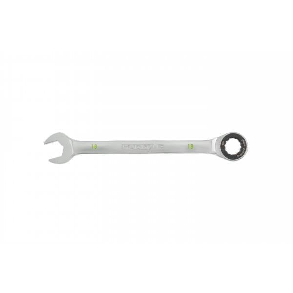 Carlyle Tools 12 Pt 18mm 180P Ratcheting Combination Wrench