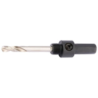 Draper Hex. Shank Holesaw Arbor with HSS Pilot Drill for 14 - 30mm Holesaws, 7/1