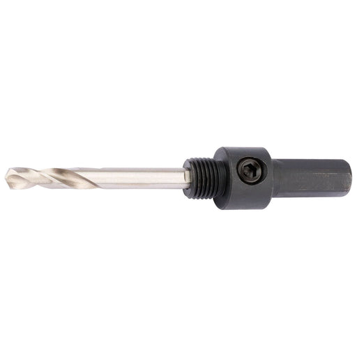 Draper Hex. Shank Holesaw Arbor with HSS Pilot Drill for 14 - 30mm Holesaws, 7/1 Draper - Town Tools 