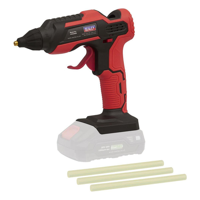 Sealey Cordless Glue Gun 20V SV20 Series Body Only CP20VGG Sealey - Town Tools 