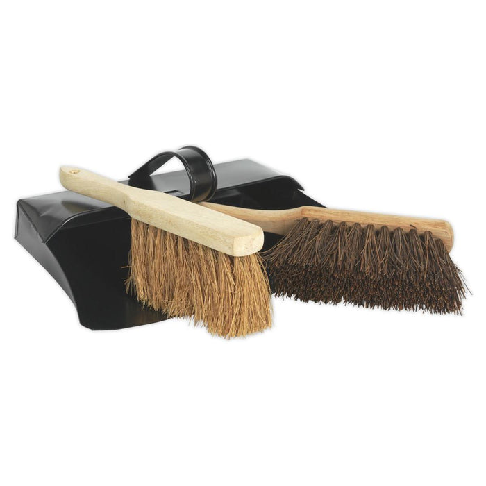 Sealey Dustpan & Brushes Metal BM26 Sealey - Town Tools 