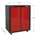 Sealey Modular 2 Door Cabinet with Worktop 665mm APMS81 Sealey - Town Tools 