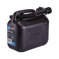 Draper Plastic Fuel Can, 5L, Black 09053
