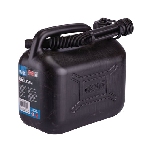 Draper Plastic Fuel Can, 5L, Black 09053 Draper - Town Tools 