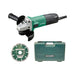 Hikoki G12STX/J7 Angle Grinder 115mm Diamond Blade & Case 600W 240V HiKOKI - Town Tools