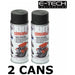 2x BLACK E-Tech 400ml Extremely High Temperature Paint XHT VHT Exhaust E-Tech - Town Tools 