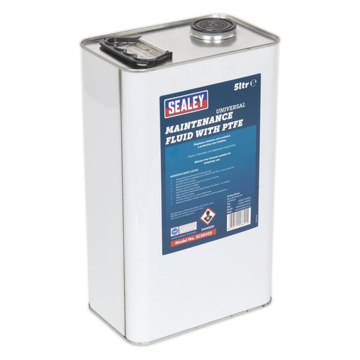 Sealey Universal Maintenance Fluid with PTFE 5L SCS0105 Sealey - Town Tools 