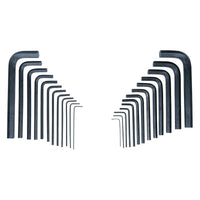 Bluespot Tools Metric & Imperial Hexagon Key Pouch Set, 25 Piece