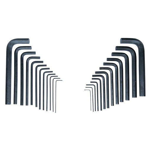 Bluespot Tools Metric & Imperial Hexagon Key Pouch Set, 25 Piece BlueSpot Tools - Town Tools