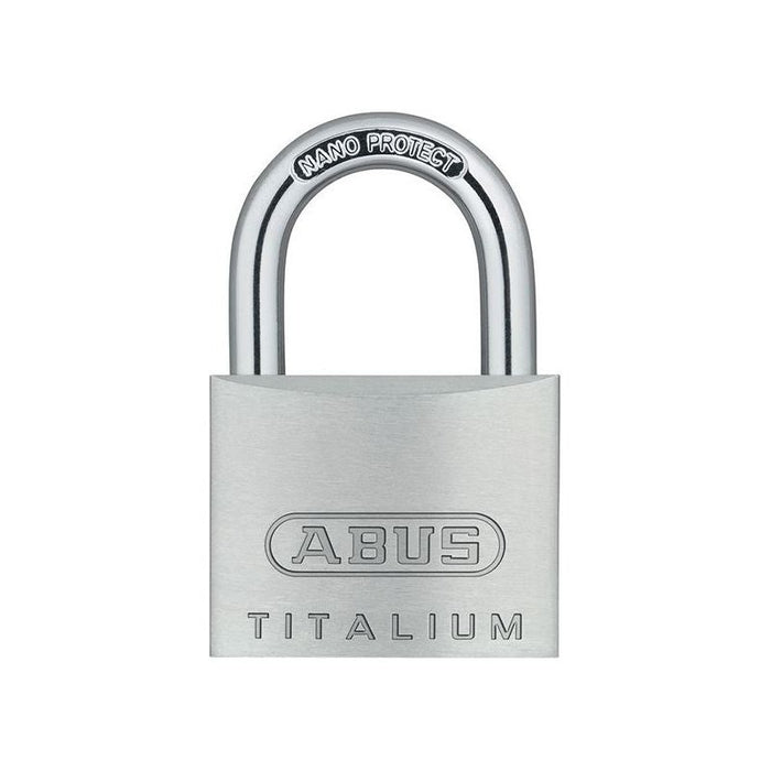 Abus Mechanical 64TI/40mm TITALIUM™ Padlock Keyed Alike KA6411 ABUS Mechanical - Town Tools