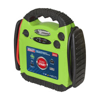 Sealey RoadStartï Emergency Jump Starter 12V 900 Peak Amps Hi-Vis Green RS1312HV